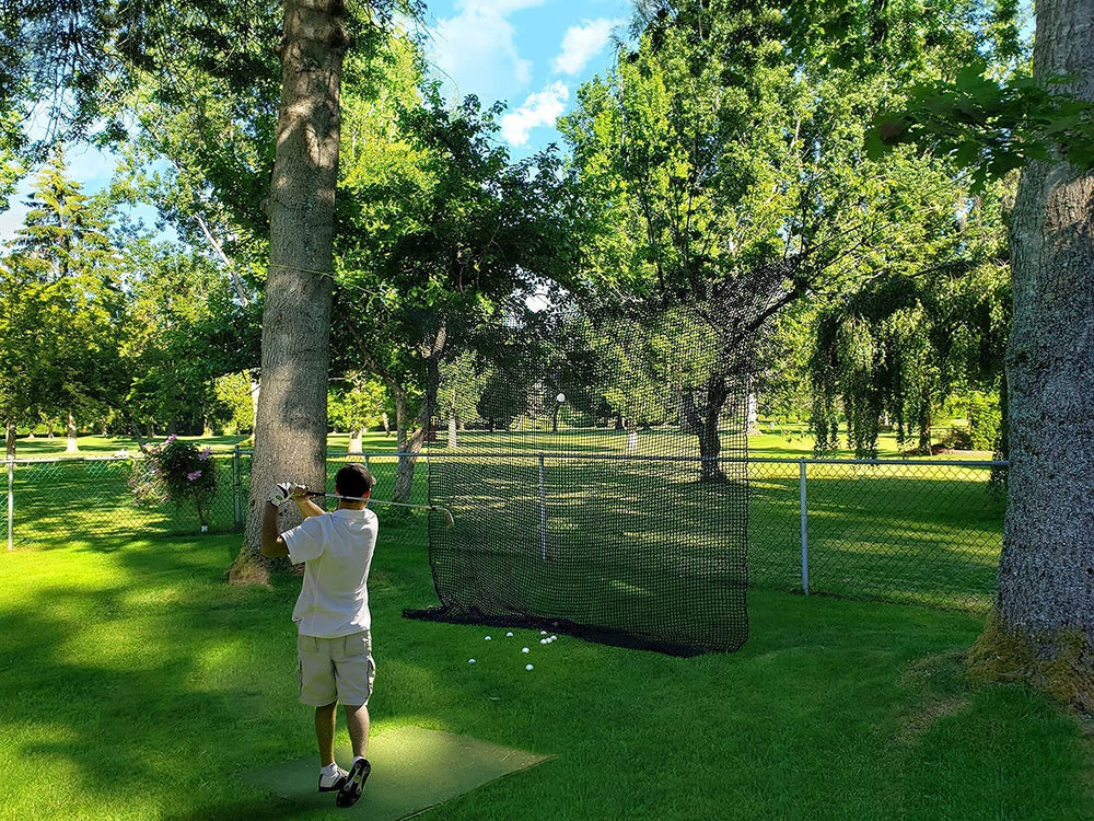 10x10ft Golf Netting High Impact Golf Practice Net(NET ONLY), Golf Sports Netting Barrier Nets, Heavy Duty Nylon Netting Material Golf Hitting Nets(NET ONLY)