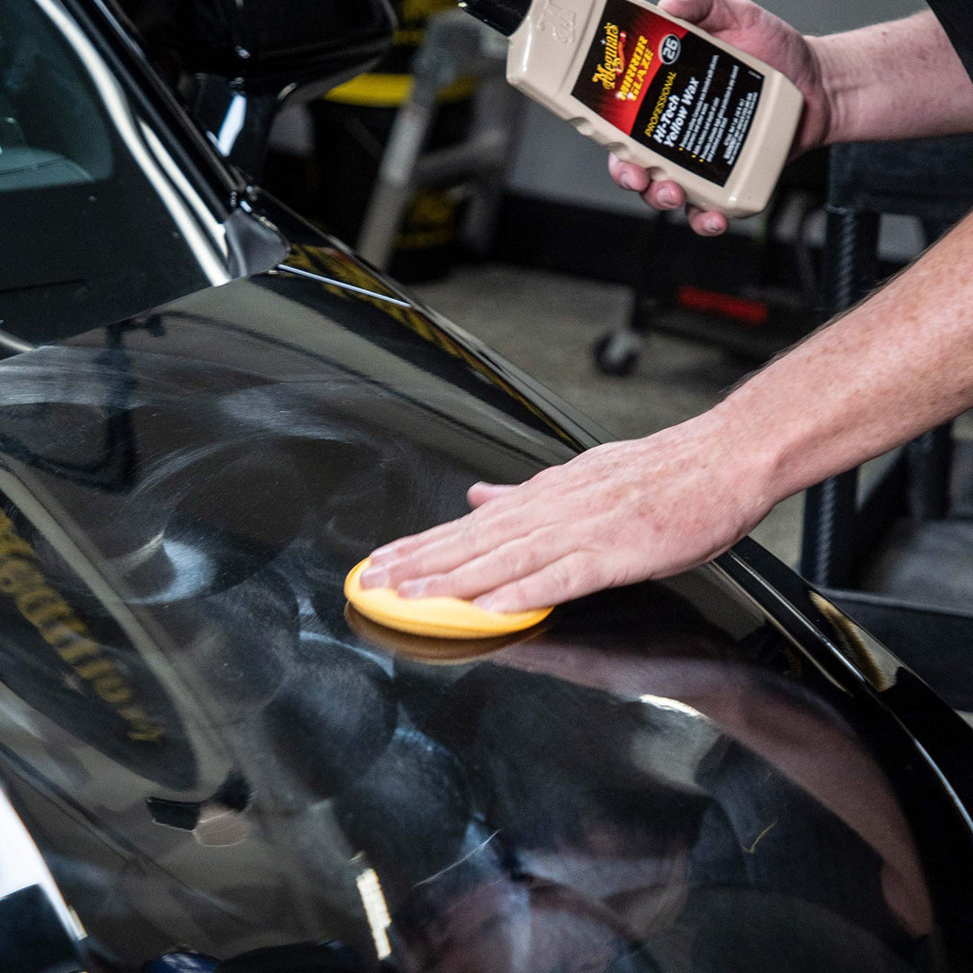 Meguiar’s Professional Hi-Tech Yellow Wax M2616 - Yellow Carnauba Wax Blend for Long-Lasting Protection with a Deep Gloss & Shine, Easy Application with Professional Results, 16 Oz