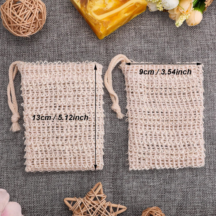 Plastic 5 Pack Soap Exfoliating Bag Natural Saver, 9 Cm, 0.2 Cm