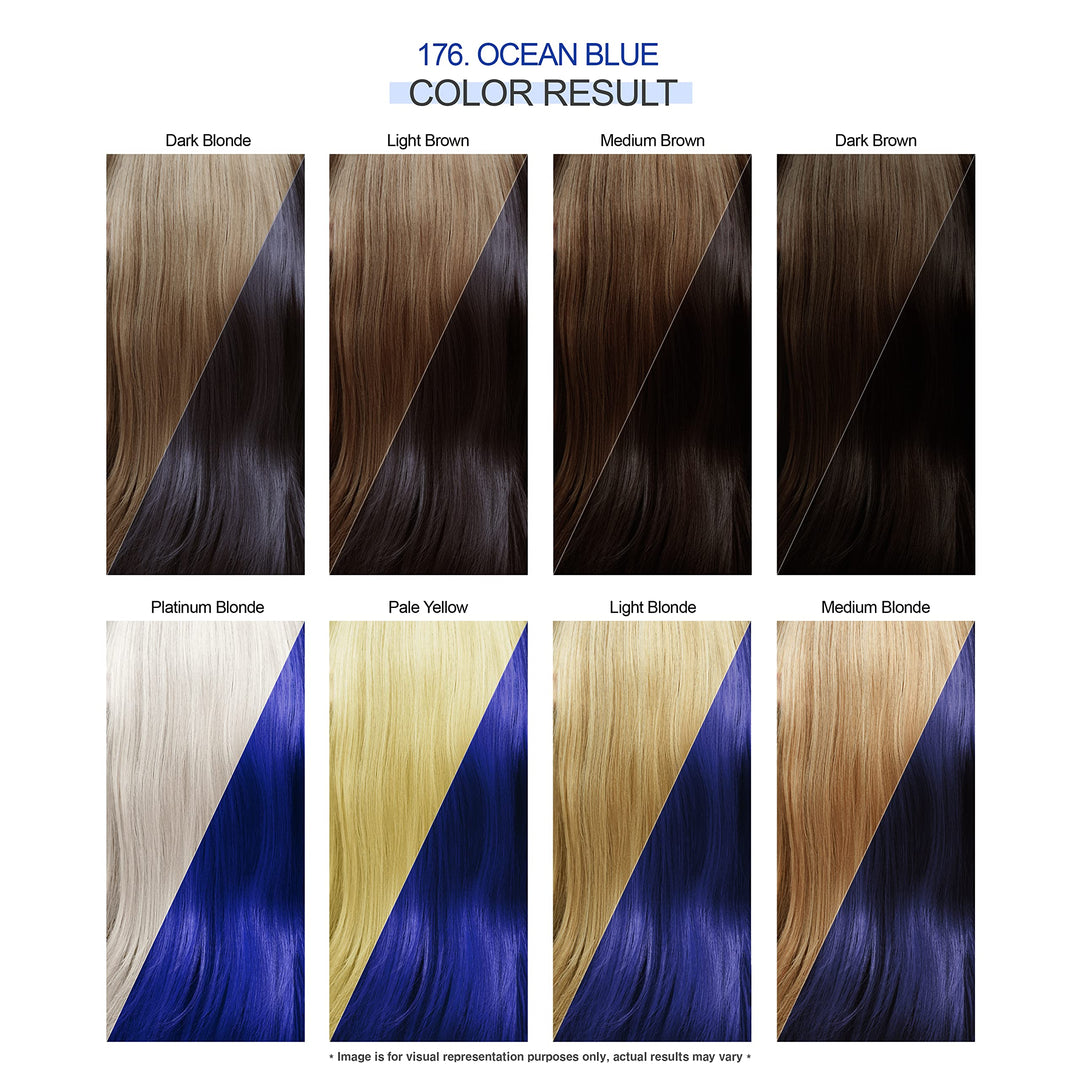 Semi-Permanent Haircolor #176 Ocean Blue 4 Ounce (118ml)