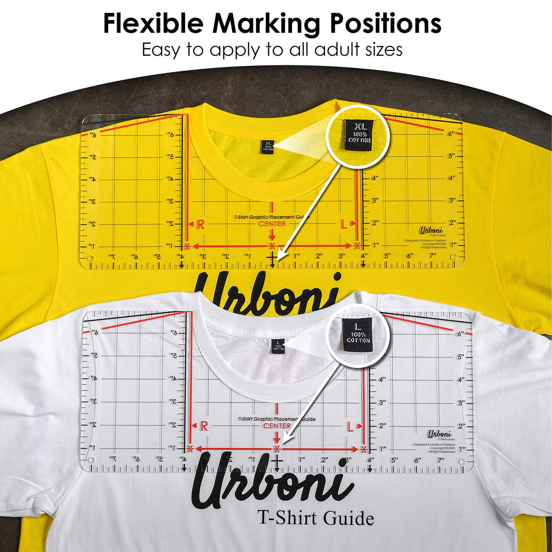 Tshirt Ruler Guide for Vinyl Alignment and Center Designs, T shirt Ruler Alignment Tool Placement for Heat Press and Cricut