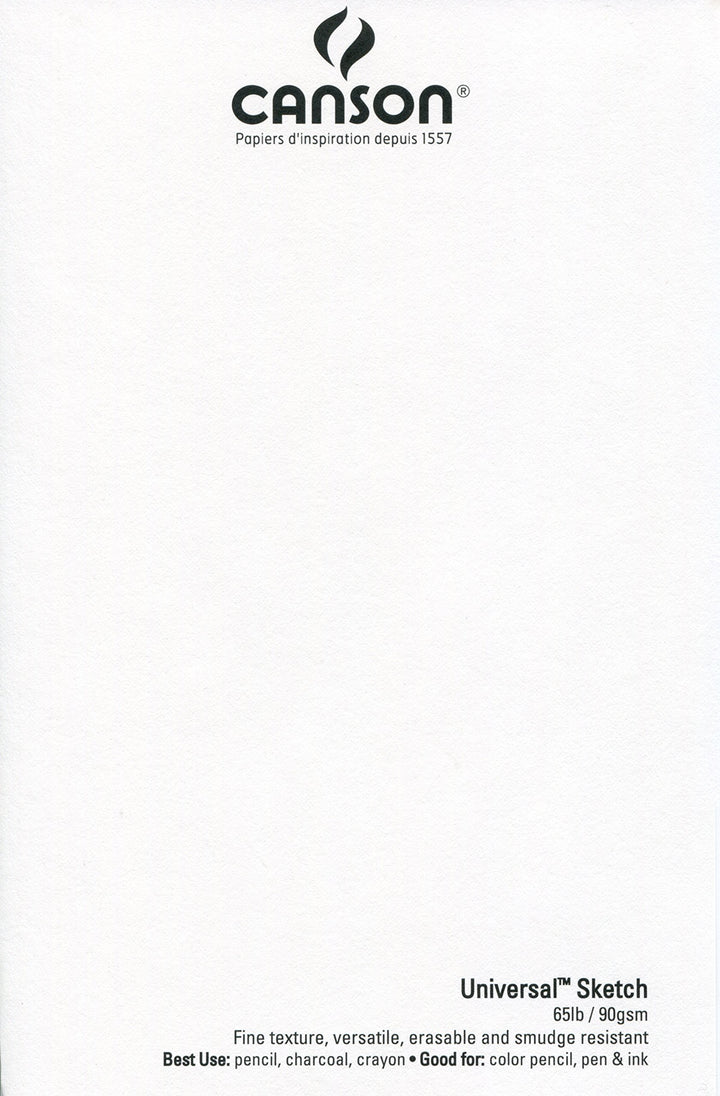 702-193 Universal Sketch Pad, Side Wire Bound, 11” x 14”, White