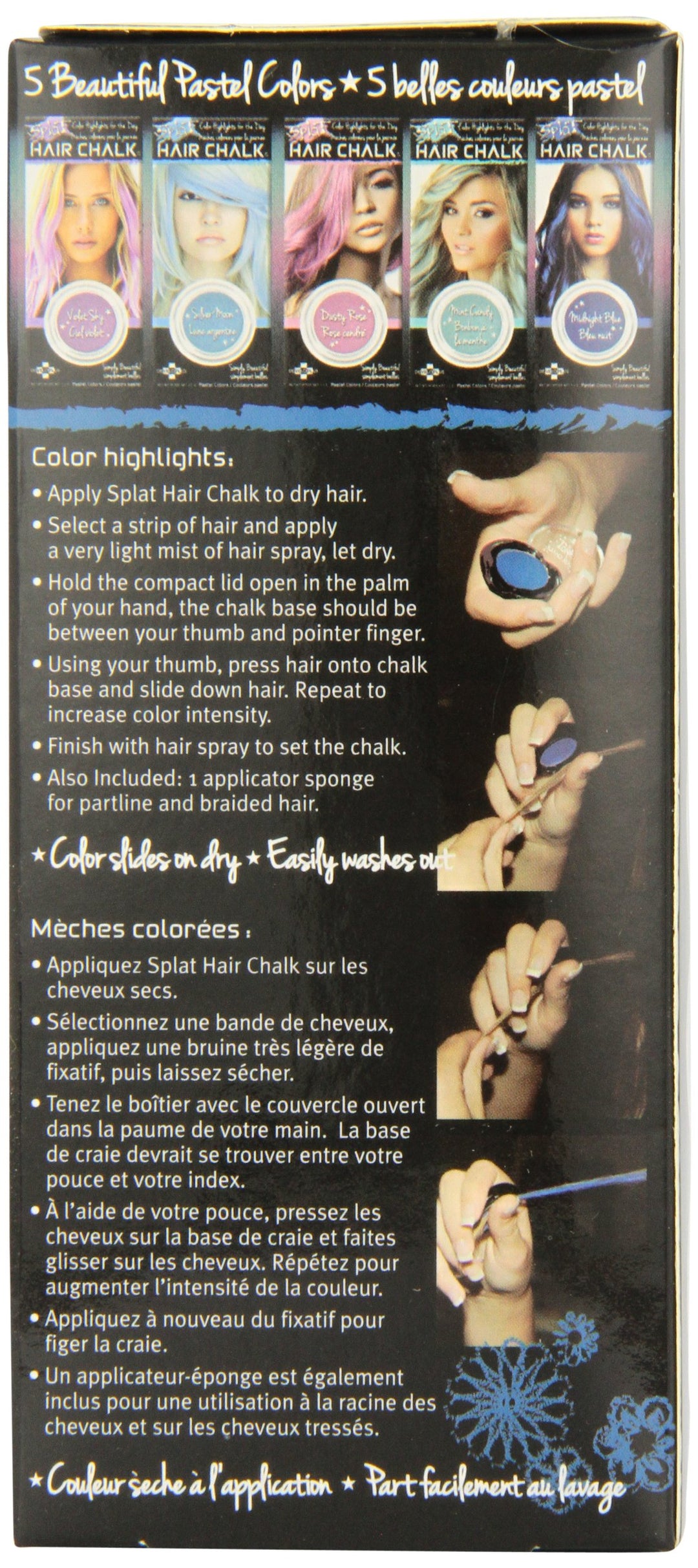 Hair Chalk, Midnight Blue