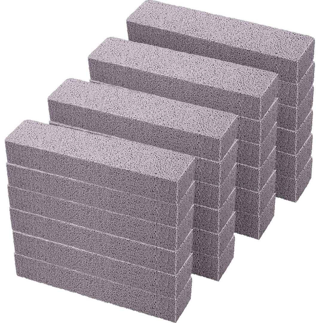 Pumice Sticks Pumice Scouring Pad for Cleaning, Grey Pumice Stick Cleaner for Removing Toilet Bowl Ring, Bath, Household, Kitchen, Spa, Pool, Household Cleaning, 5.9 x 1.4 x 0.9 Inch (2 Packs)