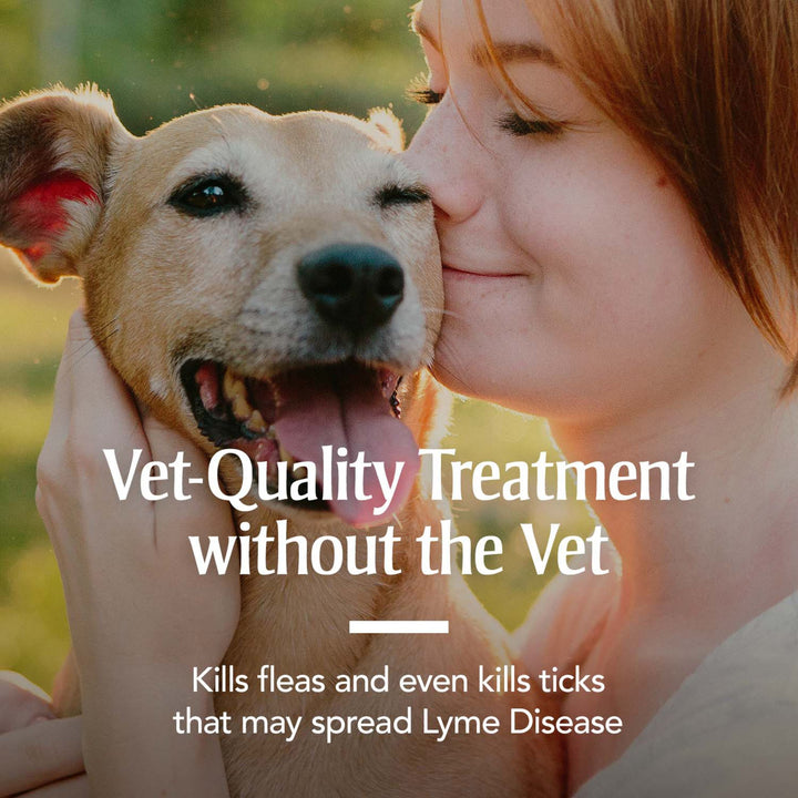 for Dogs, Flea and Tick Treatment for Large Dogs (45-88 Pounds), Includes 3 Month Supply of Topical Flea Treatments