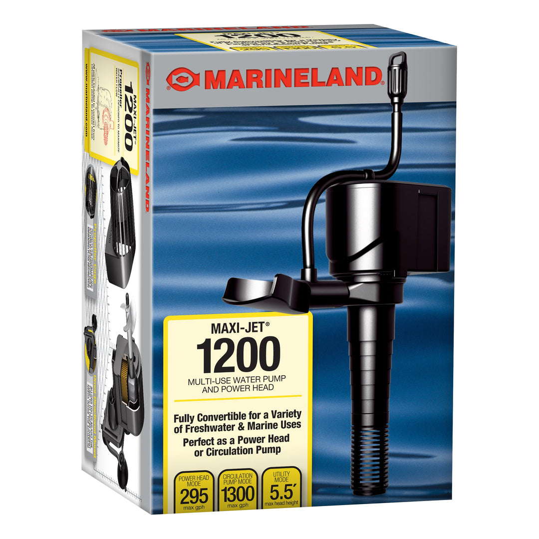 Maxi-Jet 1200, Multi-Use Water Pump and Power Head, Fully Convertible