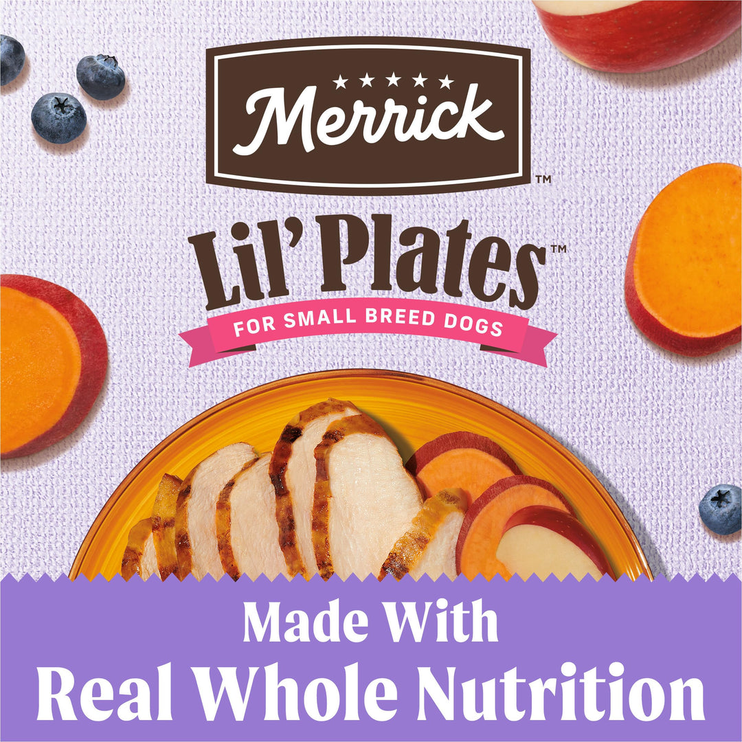Lil’ Plates Premium Grain Free Dry Puppy Food for Small Dogs, Real Chicken and Sweet Potato Kibble - 12.0 lb. Bag