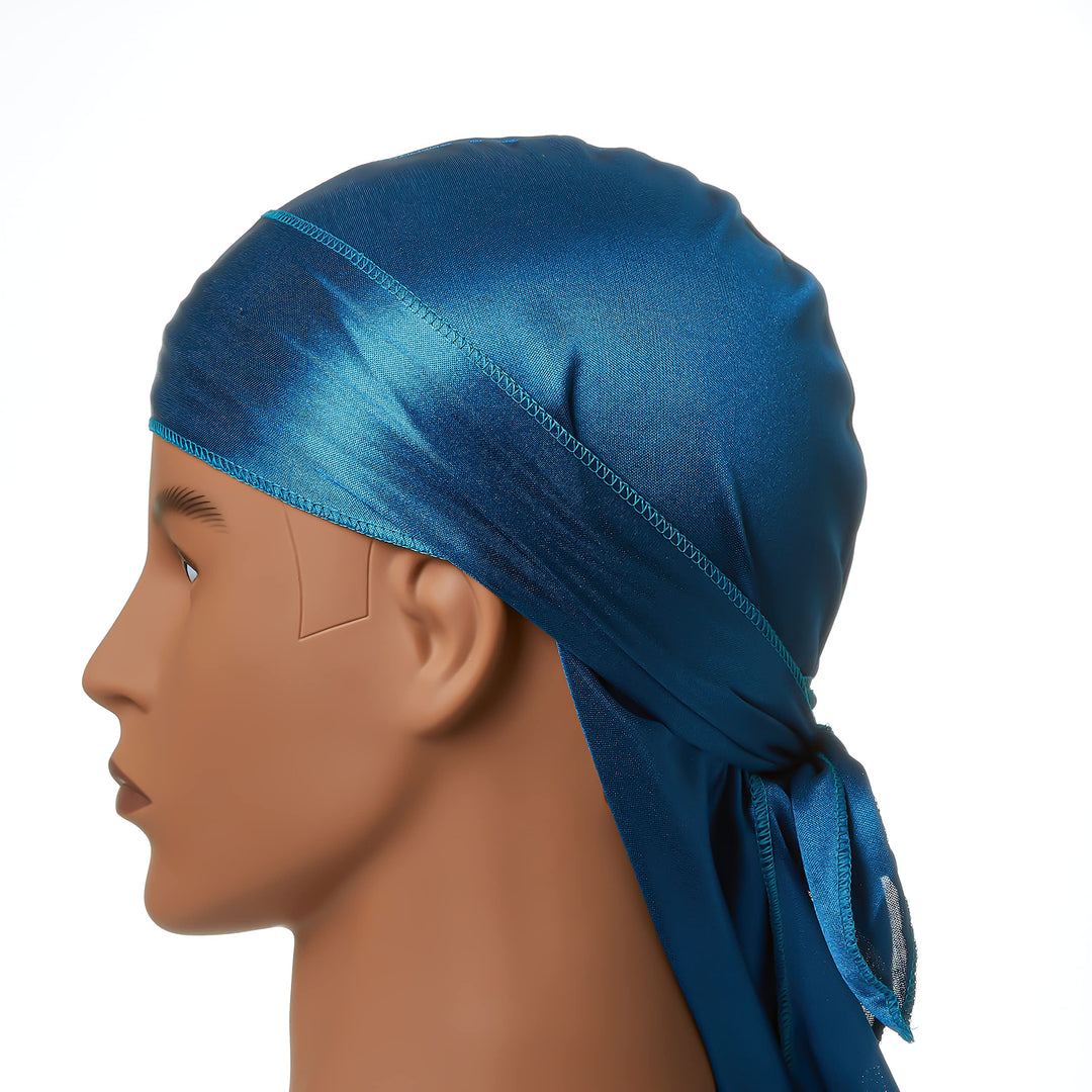 RED Power Wave Silky Satin Durag Extra Long Tails