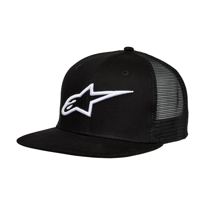 Men's Corp Trucker Snapback, Black/Black, One Size