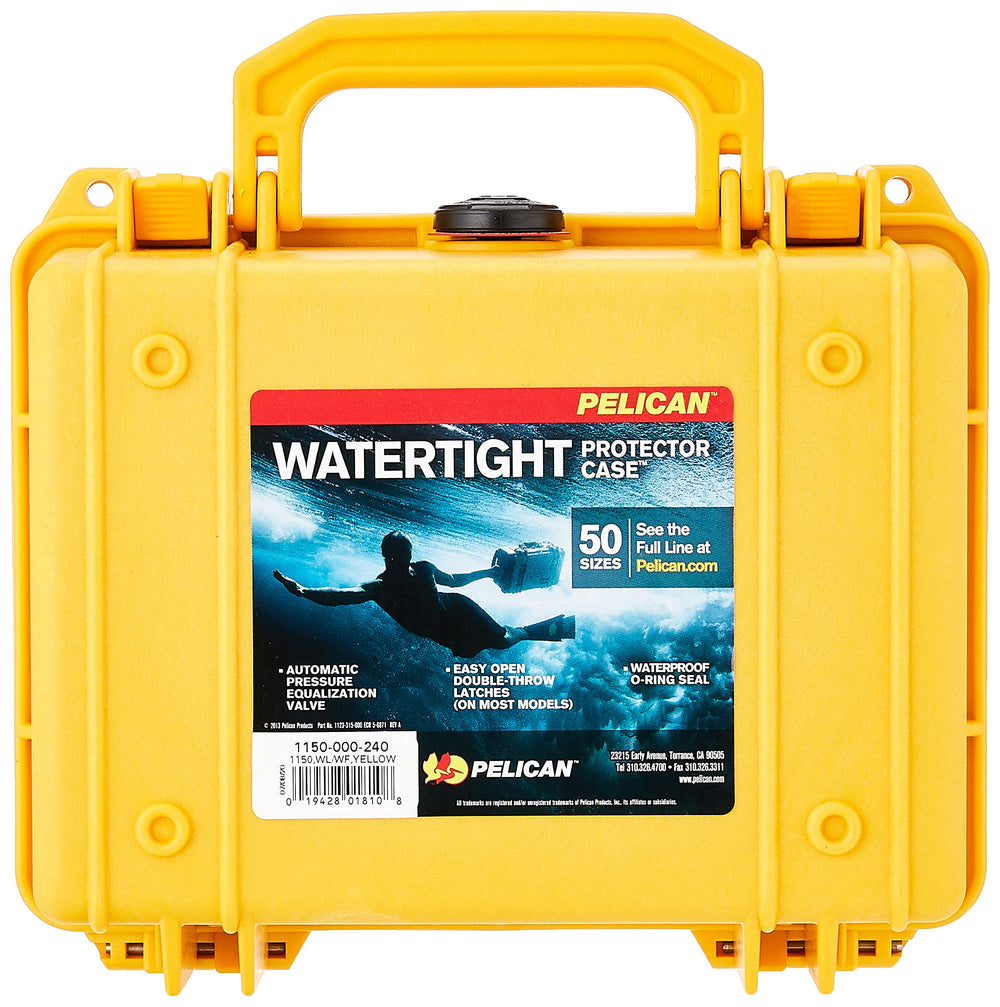 1150 Case with Foam for Camera (Yellow)