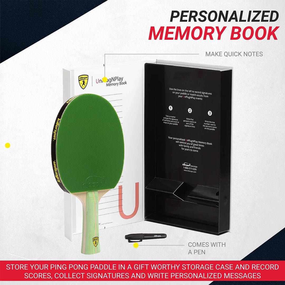 JET200 Ping Pong Paddle, Table Tennis Racket, Table Tennis Equipment for Beginners, Table Tennis Paddle with Wood Blade, Jet Basic Rubber Grips