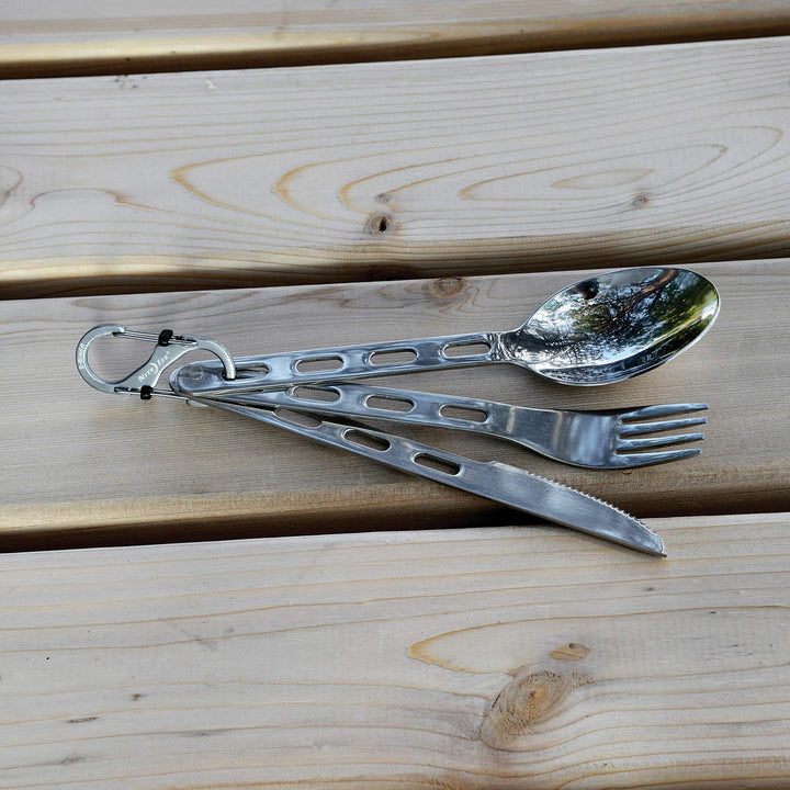 S-Biner SlideLock Stainless Steel Dual Locking Carabiner - S-Biner Key Holder with Locking Gate - Carabiner Organizer for Keys & Camping Accessories - Assorted Sizes, Stainless Steel (3 Pack)