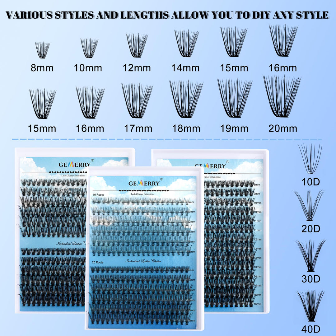 Volume Lash Extensions 0.07 C Curl 8-14mm Mixed Tray Easy Fanning Lashes 2D 3D 4D 5D 6D 10D-20D Rapid Auto Blooming Matte Black Mega Volume Eyelashes (0.07-C Curl, Mix 8-14mm)