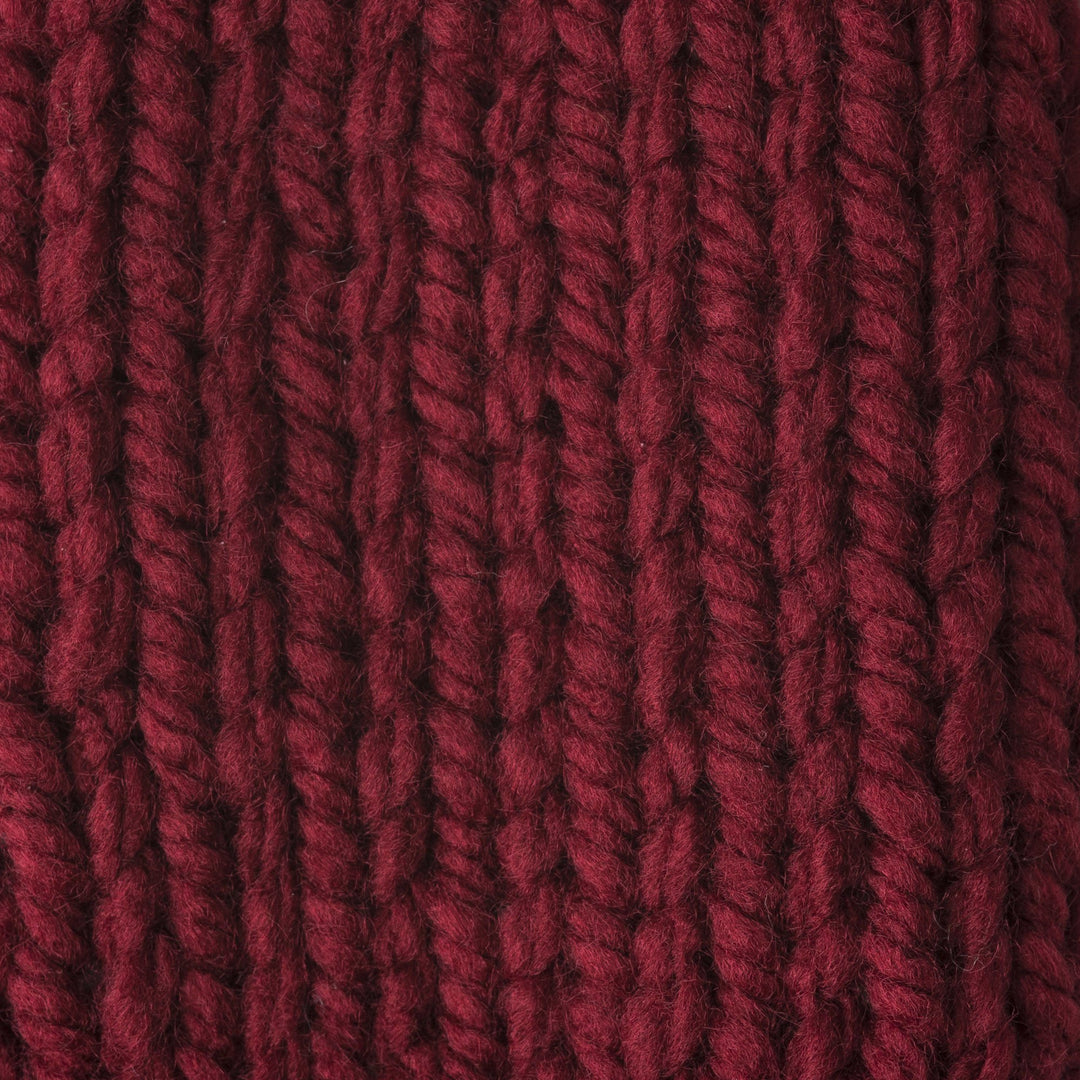 Softee Chunky Yarn, 3.5 Oz, Gauge 6 Super Bulky, Wine