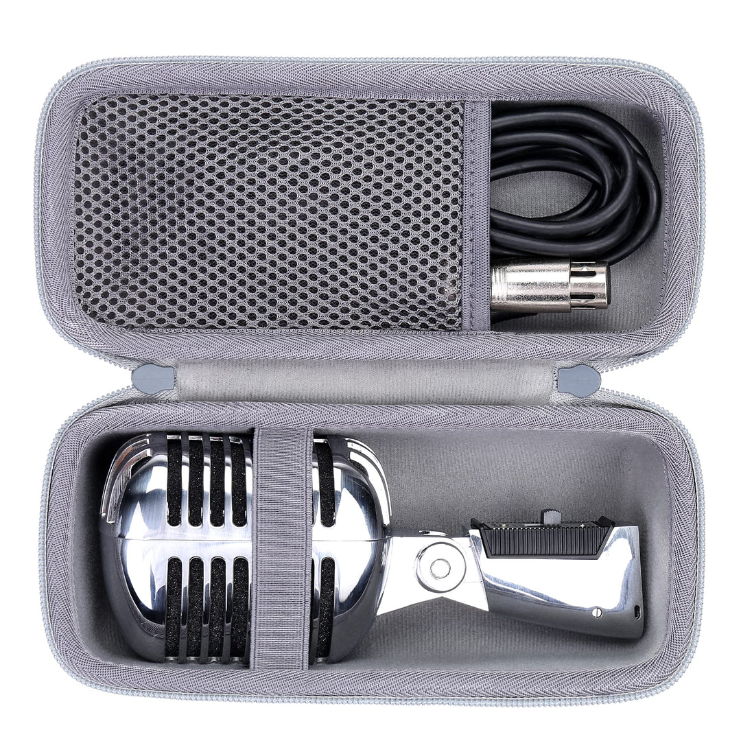 Hard Carrying Case Compatible with Shure Super 55 Deluxe Vocal Microphone (Case Only,for Super 55)