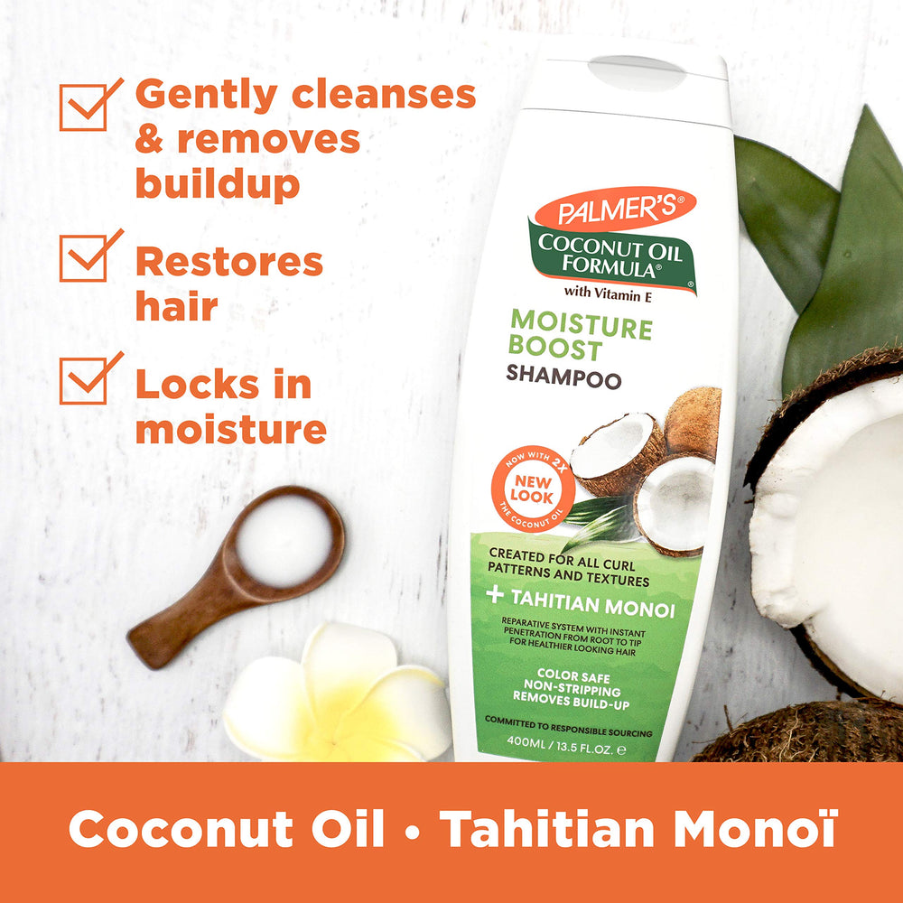 Coconut Oil Formula Conditioning Shampoo, 13.5 Fluid Ounce (Pack of 2)