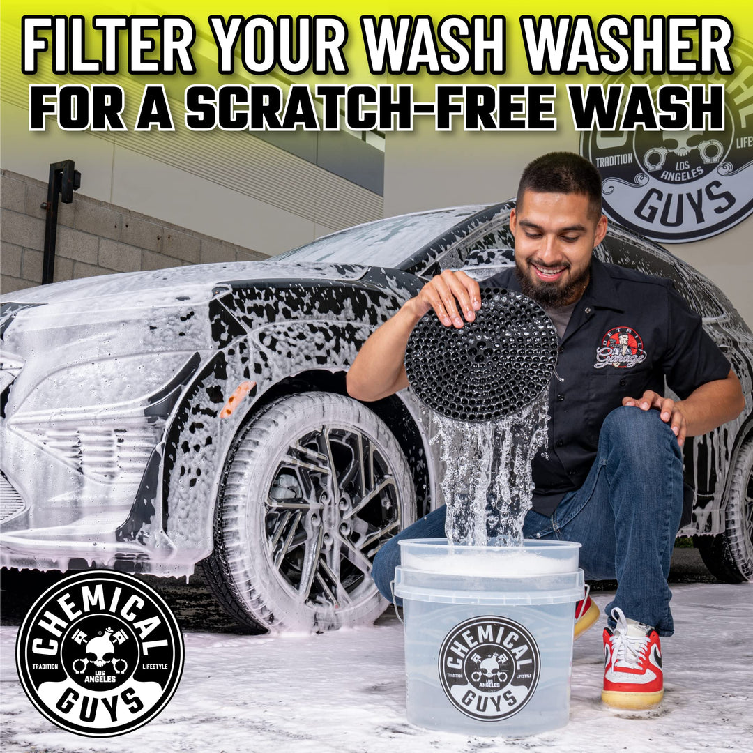 HOL133 Ultimate Scratch-Free Detailing Bucket And Accessories Car Wash Kit 16 fl. oz