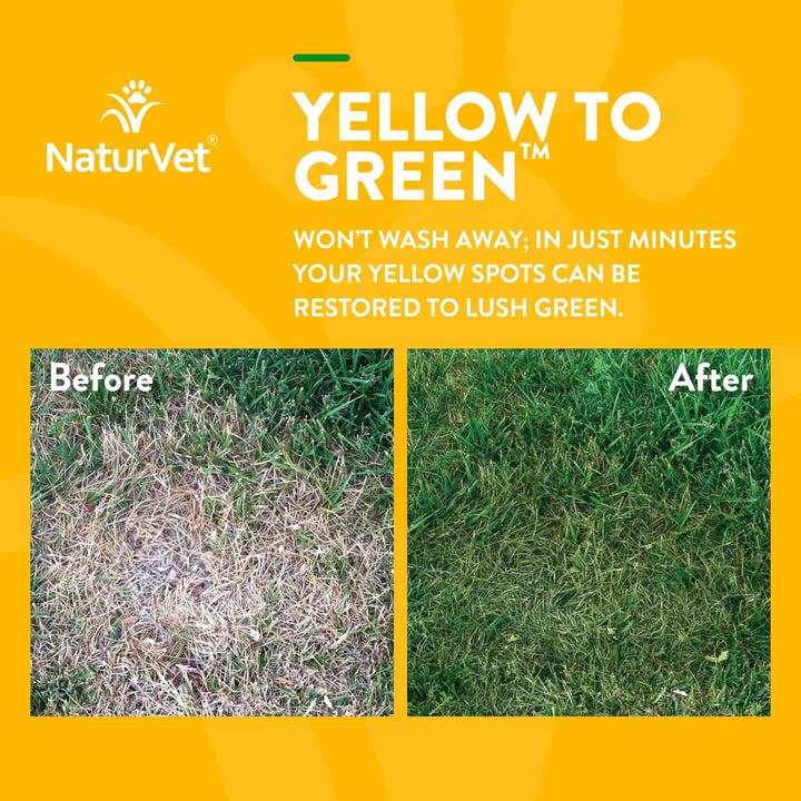 Yellow to Green Lawn Pet Spot Remover Spray, 32-Ounce