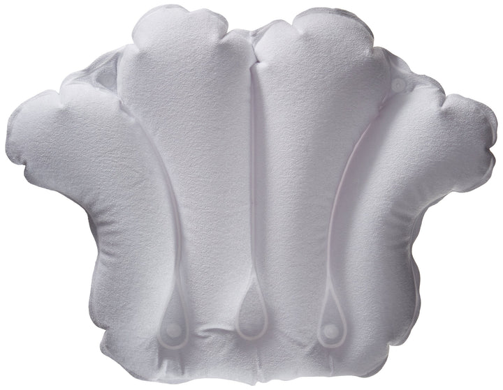 Inflatable Bath Pillow - Terry Cloth