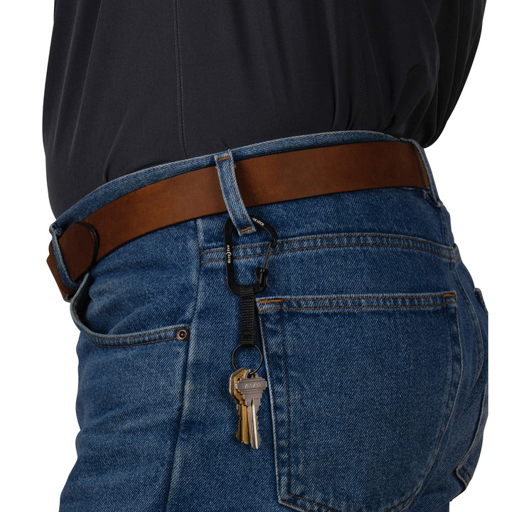 CSLW3-01-R6 SlideLock Ring, Aluminum Locking Carabiner Key, #3-25lb Capacity, Stainless