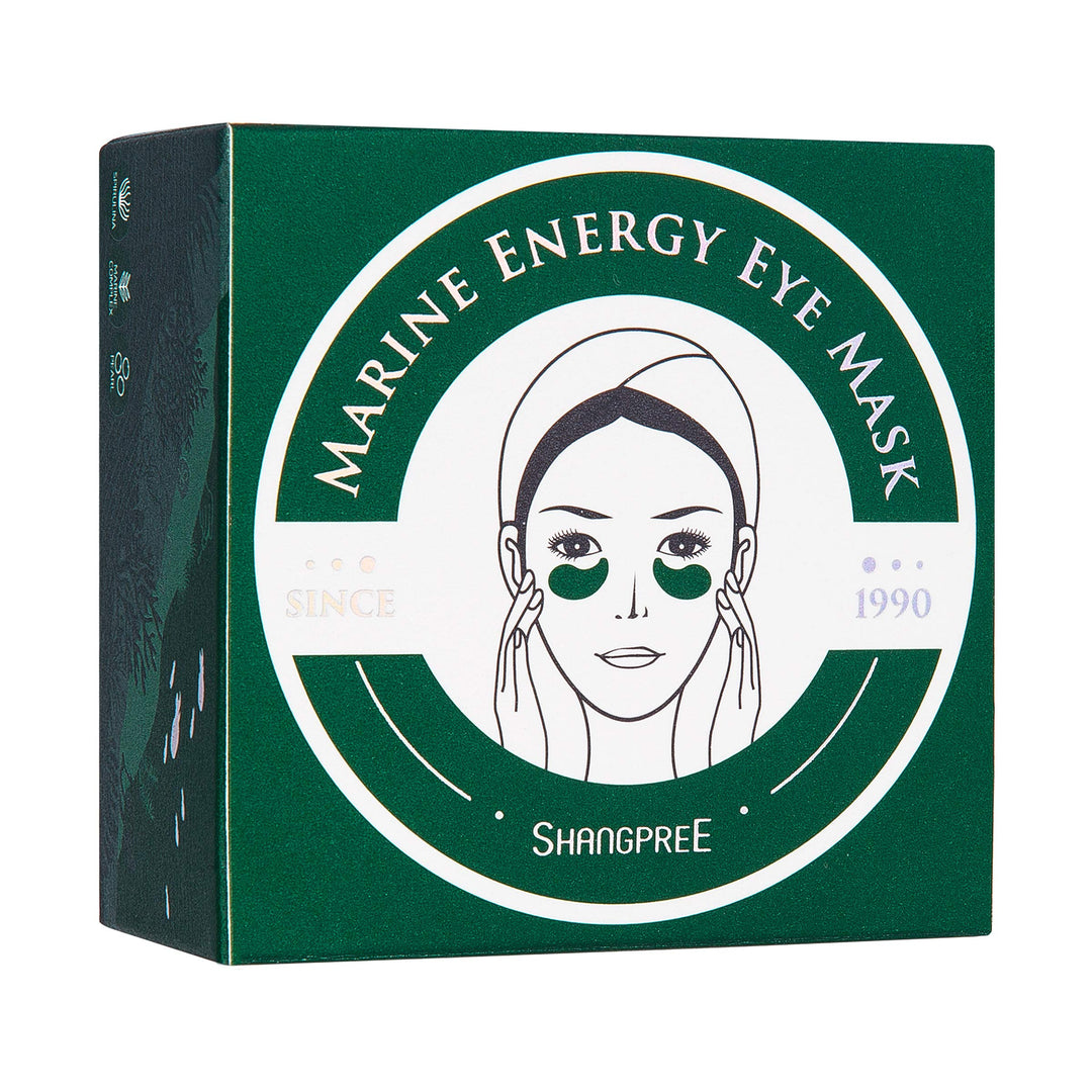SHANGPREE Eye Mask (30 pair|60 masks), under eye patches, Premium Korean Skin Care (Marine Energy)