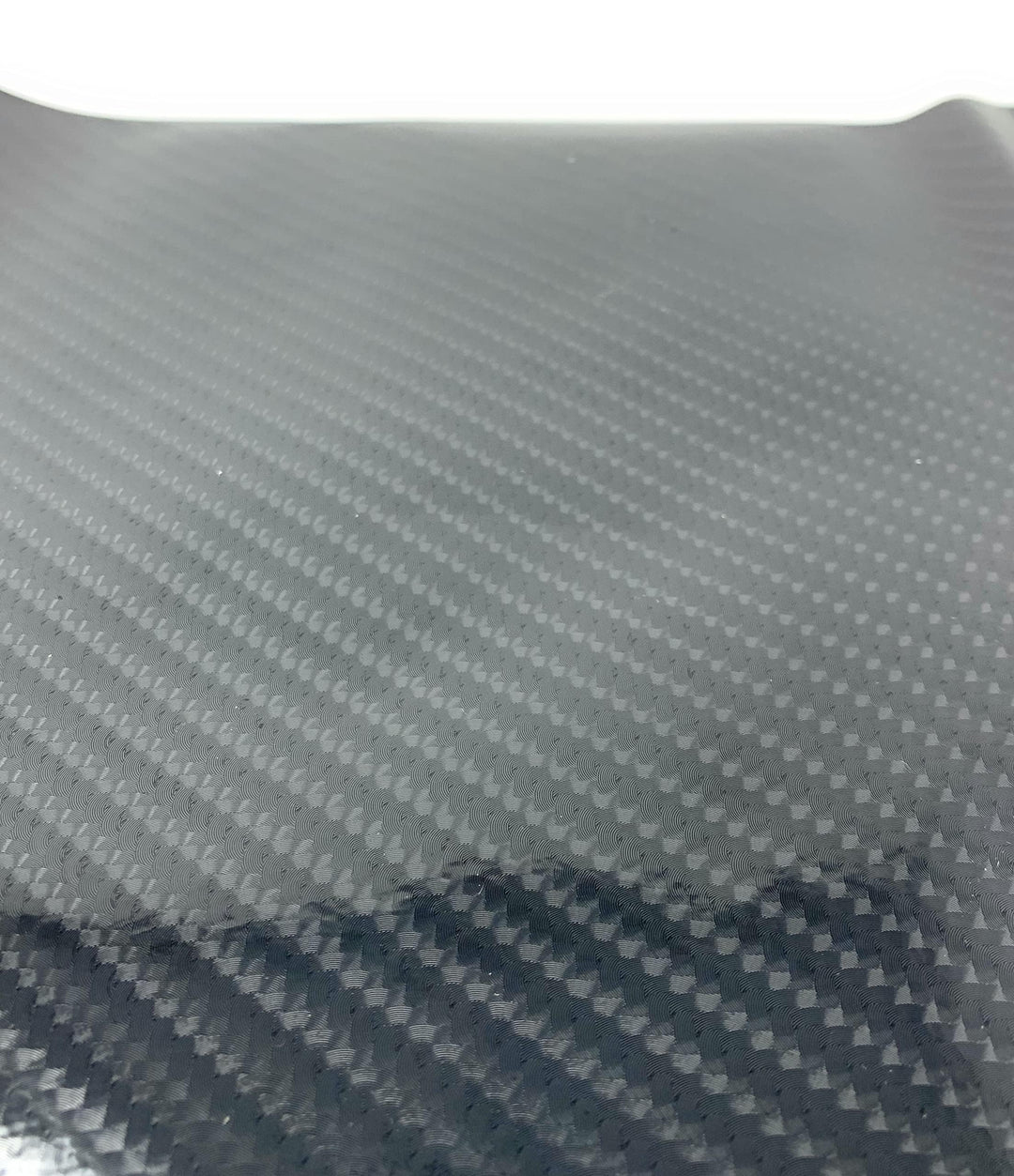 7D Super Glossy Black Carbon Fiber Vinyl Wrap, Anti-Wrinkle, Air Release Automotive Bubble Wrap, Self Adhesive Car Vinyl Sticker DIY Decals 1FT x 5FT