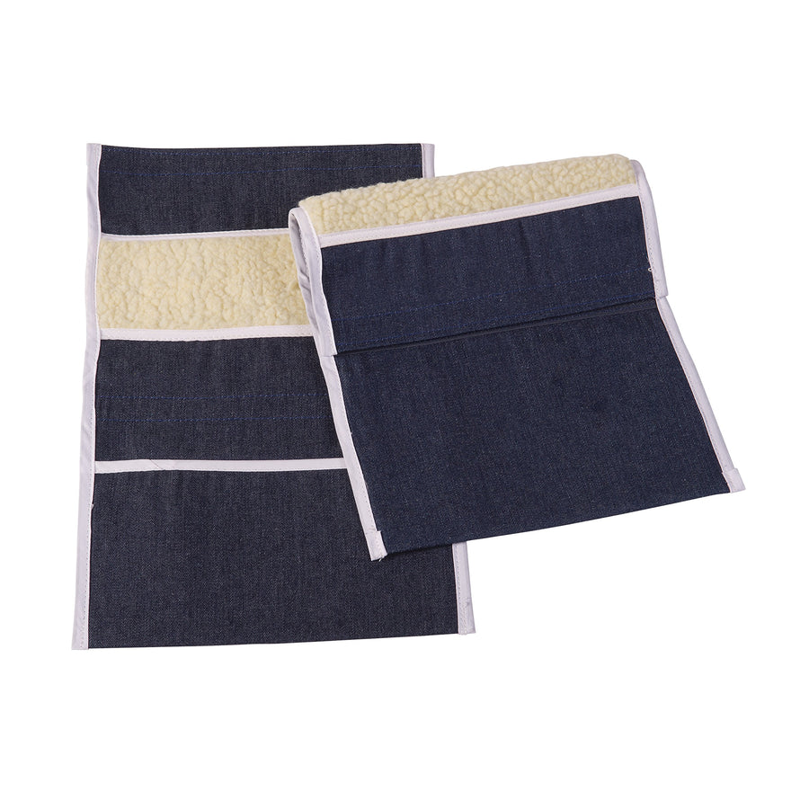 Wheelchair Arm Pads, Wheelchair Armrest Pouch, Wheelchair Arm Pouch, Denim, Pair of 2