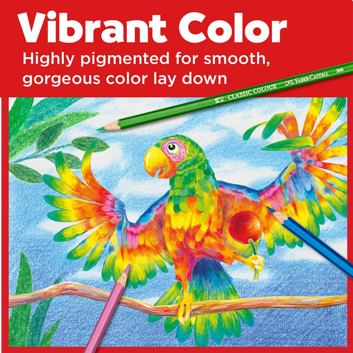 Classic Colored Pencils Tin Set, 48 Vibrant Colors In Sturdy Metal Case