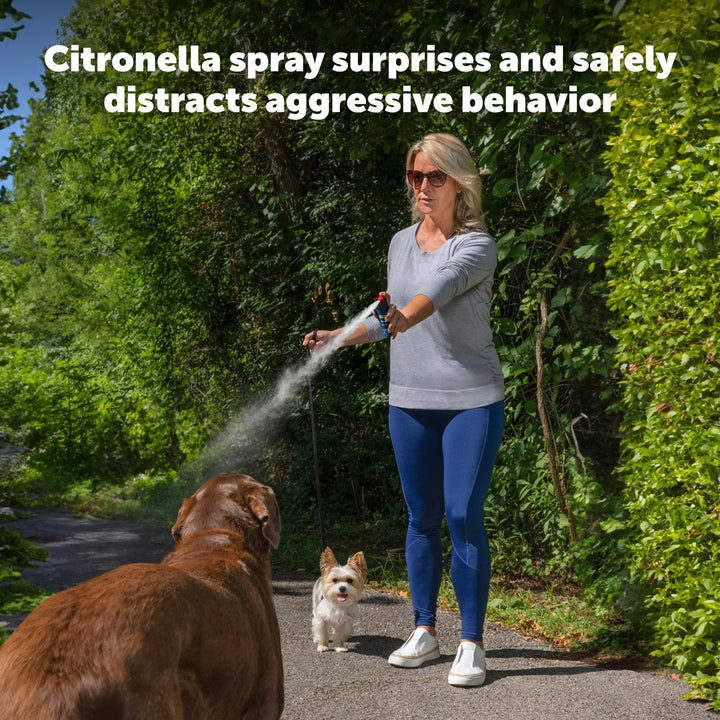 SprayShield Animal Deterrent Spray (2.4 Oz / 71 ML) Dog Spray Self Defense Compact Design for Portability, Belt Clip for Easy Carry, Releases Surprising Burst, Citronella