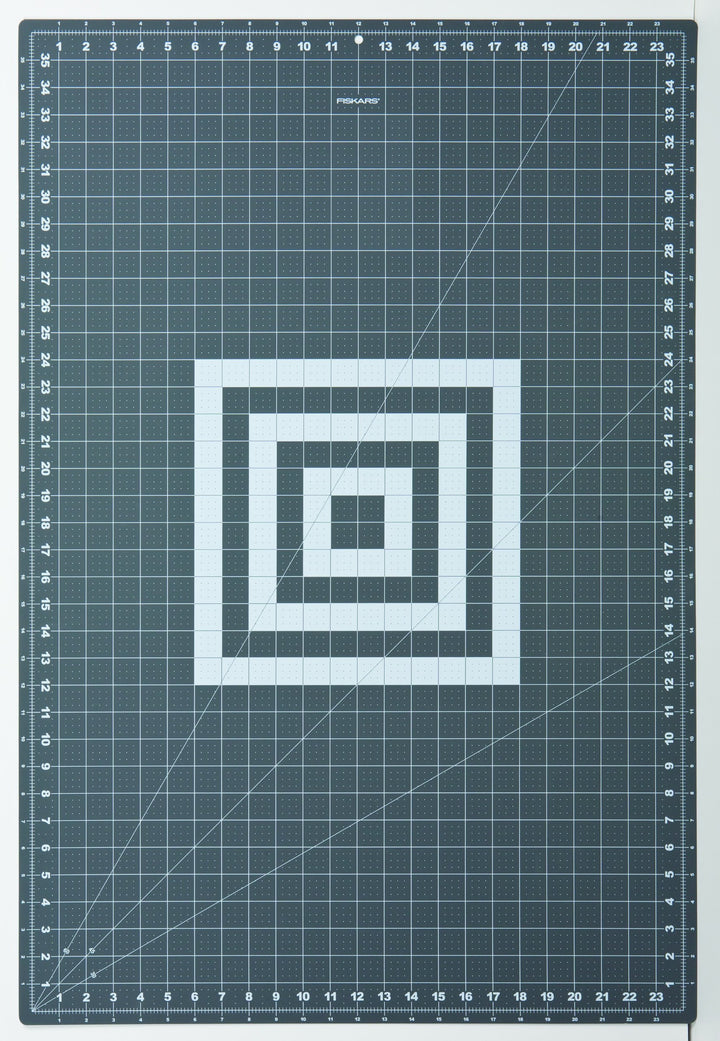 Self Healing Cutting Mat for Quilting, Arts and Crafts, 24 x 36” Grid, Sewing Cutting Mat, Grey Fabric Cutting Mat, Craft Mat, Sewing Supplies and Quilting Tools
