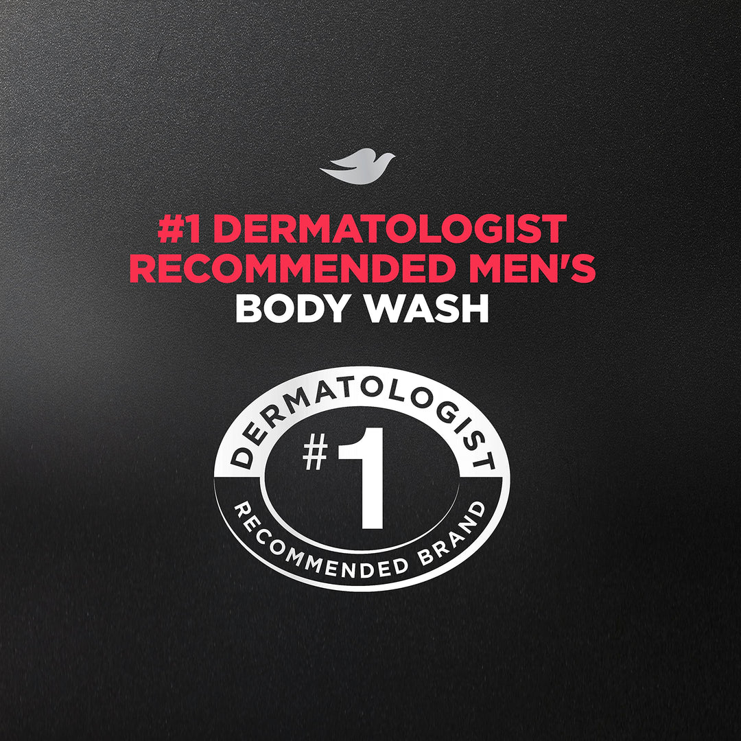 Body and Face Wash Exfoliating Deep Clean Body Wash for Men with 24-Hour Nourishing Micromoisture Technology, 13.5 oz