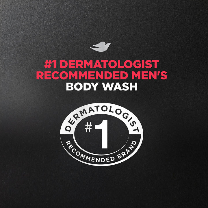 Body and Face Wash Exfoliating Deep Clean Body Wash for Men with 24-Hour Nourishing Micromoisture Technology, 13.5 oz