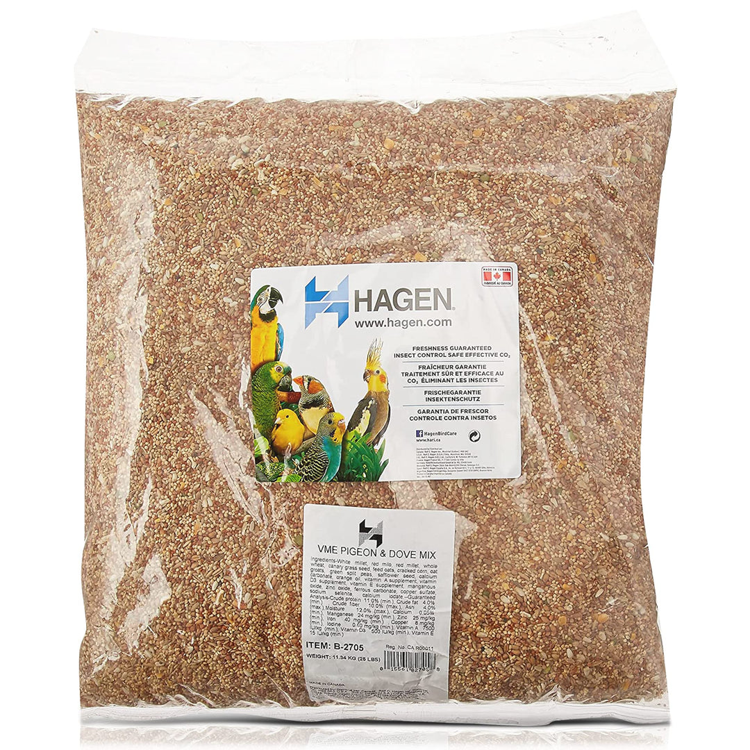 Pigeon & Dove Seed, Nutritionally Complete Bird Food 25 Pound (Pack of 1)