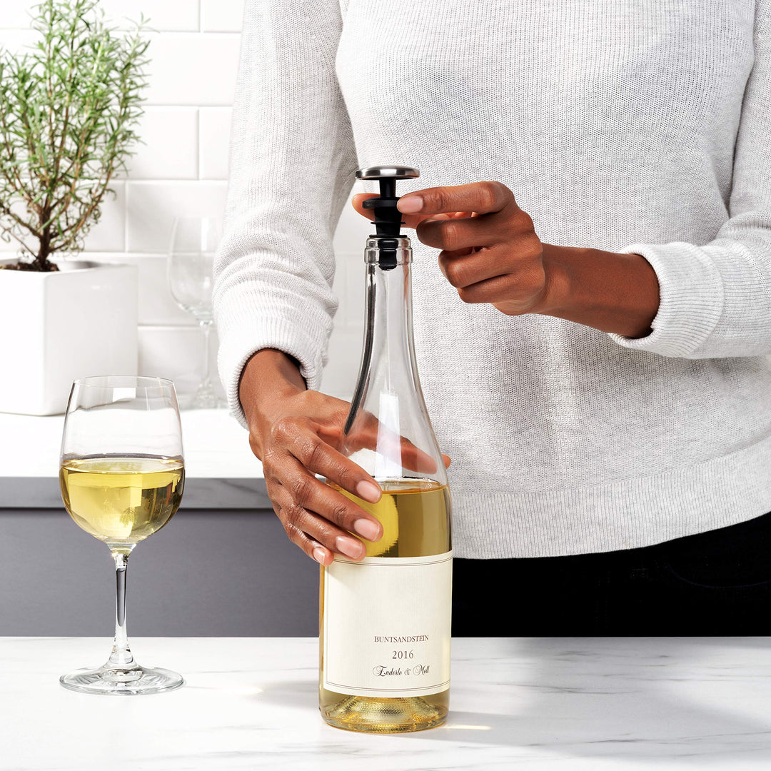 SteeL Expanding Wine Stoppers, 2 Count