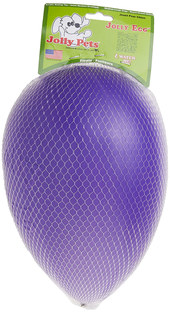 Jolly Egg Dog Toy, 12 Inches/Large, Purple
