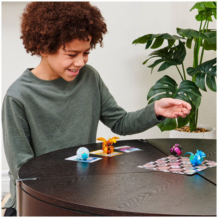 Evolutions, Nillious (Black), Platinum Series True Metal, 2 BakuCores and Character Card, Kids Toys for Boys, Ages 6 and Up