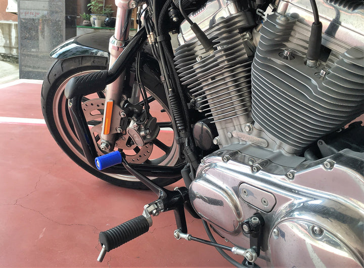Papa's Bike pb1001 Silicon Gear Shift Pedal Cover for Harley-Davidson - Blue