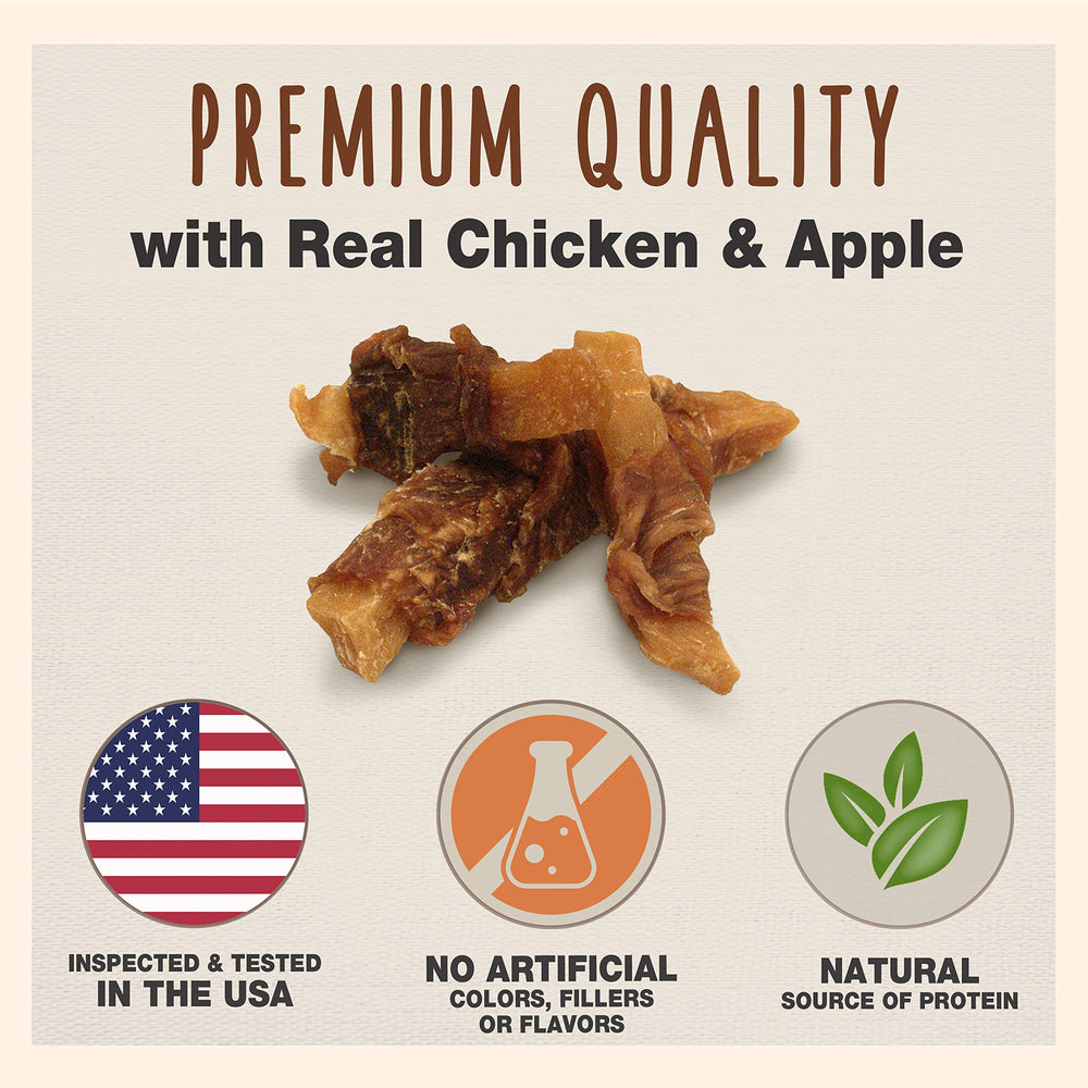 Gourmet Sweet Potato & Chicken Wraps Limited-Ingredient Dog Chews, Healthy and Natural Training Treats for Small and Large Dogs, 28 oz.