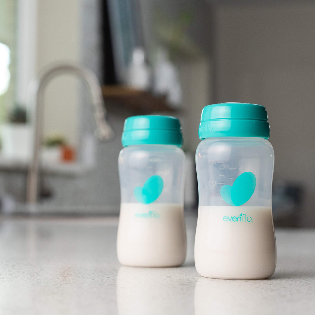 Advanced Breast Milk Collection Bottles, 5oz 6 Pack
