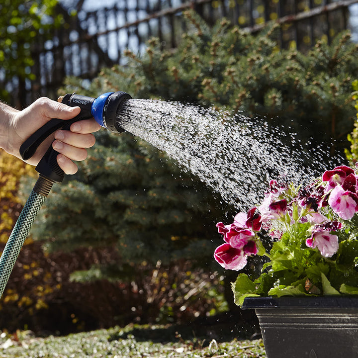Hose Nozzle, Garden Hose Nozzle with 8 Spray Patterns, Adjustable Heavy Duty Water Hose for Washing Car, Watering Plants, Washing Pets, and Home Use