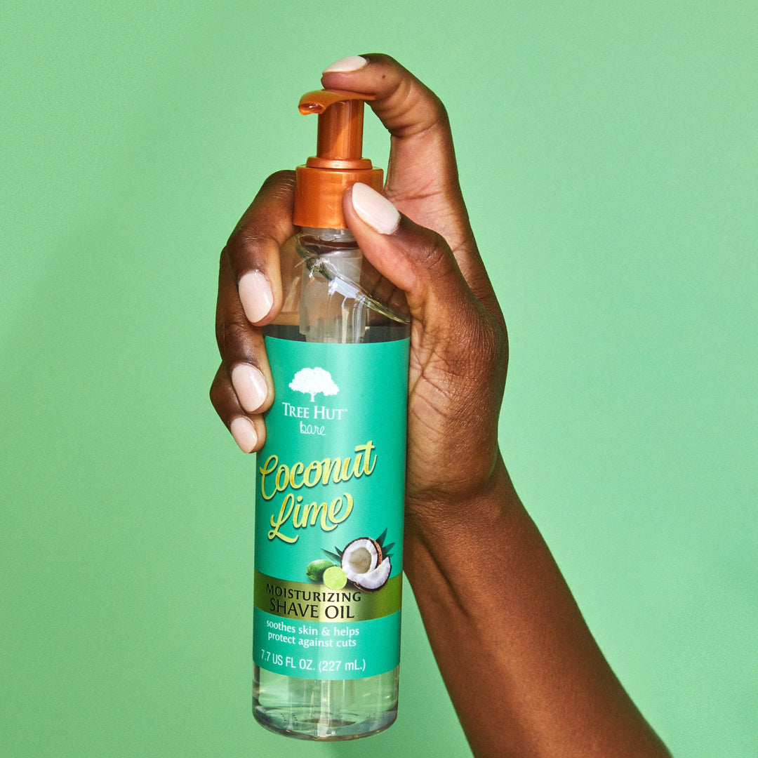 bare Moisturizing Shave Oil, Basic, Coconut-Lime, 7.7 Fl Oz