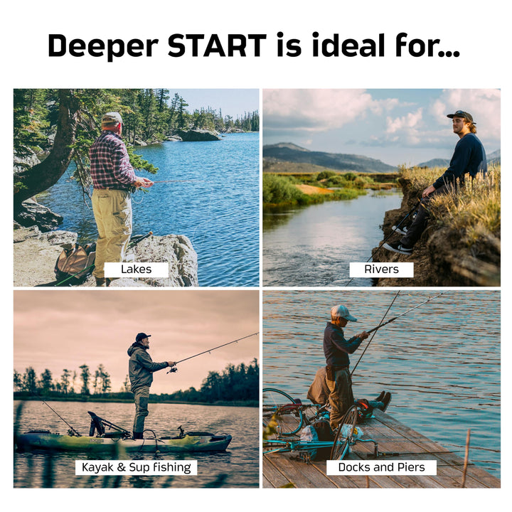 START Smart Fish Finder - Portable Fish Finder and Depth Finder For Recreational Fishing From Dock, Shore Or Bank | Castable Fish Finder with FREE User Friendly App | Phone Compatible