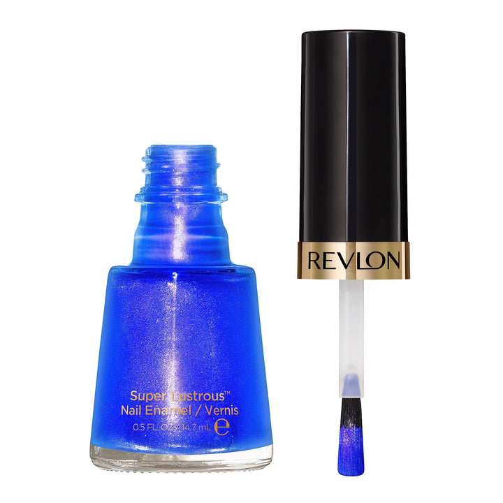 Nail Enamel, Chip Resistant Nail Polish, Glossy Shine Finish, In Blue/Green, 495 Sultry, 0.5 Fluid Ounces