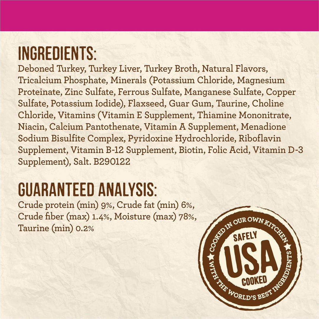 Limited Ingredient Diet Premium Grain Free And Natural Canned Pate Wet Cat Food, Turkey Recipe - (Pack of 24) 5 oz. Cans