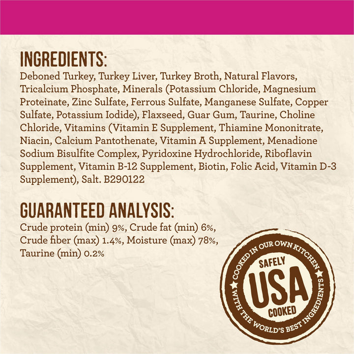 Limited Ingredient Diet Premium Grain Free And Natural Canned Pate Wet Cat Food, Turkey Recipe - (Pack of 24) 5 oz. Cans
