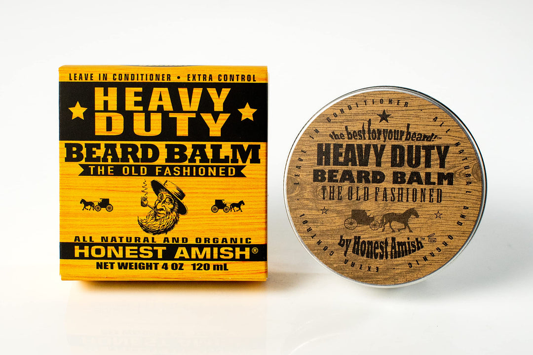 Heavy Duty Beard Balm -New Large 4 Ounce Twist Tin