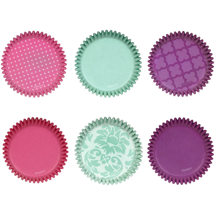 Standard Cupcake Liner Baking Cups, 150 Count, Multicolor - Patterns