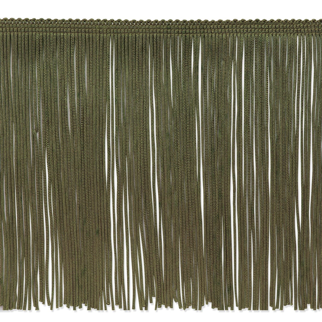 6 Chainette Fringe Trim | Army Green | (5 yard cut)