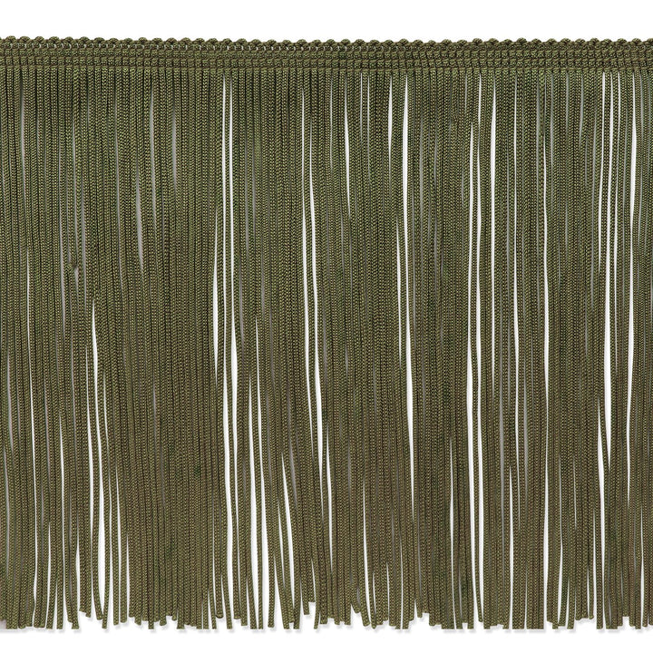 6 Chainette Fringe Trim | Army Green | (5 yard cut)