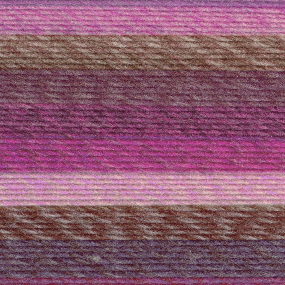 Ferris Wheel Yarn, Multicolor Yarn for Knitting, Crocheting, and Crafts, 1-Pack, Wild Violets